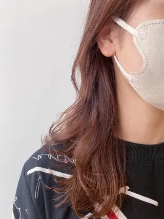 セミロング shiori/暖色/ レイヤー/似合わせのヘアスタイル