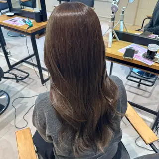 ロング 松葉 柚月のヘアスタイル