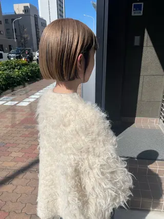 ショート カラー MR.GOODMORNING所属・天野 優美のヘアスタイル