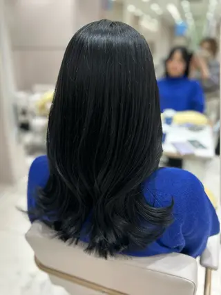 ロング カラー 髙木美緒🌿 レイヤー/アレンジのヘアスタイル