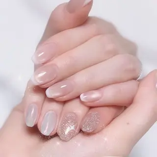 ネイル La chouchou所属・透明感/フィルイン/ 亀戸5分ラシュシュのネイルデザイン