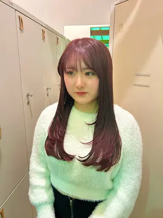 ロング Hiiro/海外ヘア /レイヤーカットのヘアスタイル