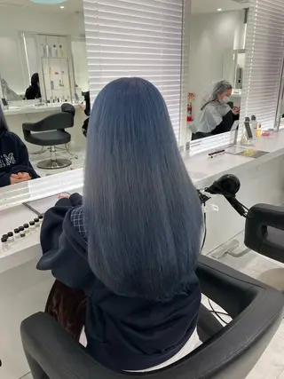 ロング カラー ヘアアレンジ 💓ブリーチ特化 透明感💓あい💓のヘアスタイル