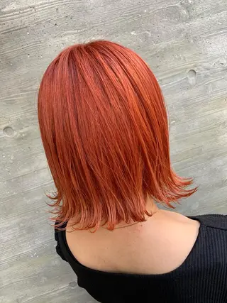 ミディアム カラー 天野 開のヘアスタイル