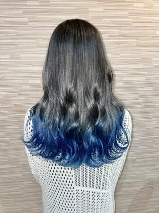 セミロング salowin郡山所属・佐藤 結花のヘアスタイル