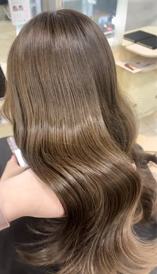 カラー メンズセンターパート 🇰🇷wakanaのヘアスタイル