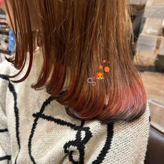 ミディアム カラー ニシグチ サヨのヘアスタイル