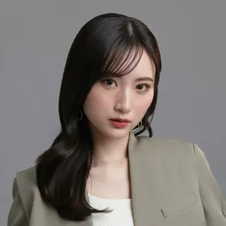 ミディアム カラー エクステ・レイヤ ーカットLay.のヘアスタイル