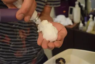 エイムプラスワン所属・山口 康平のヘアスタイル