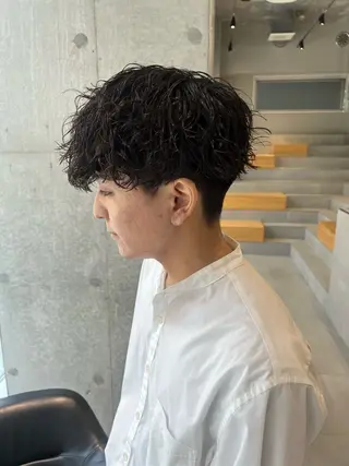 パーマ メンズ 吉沢遣人/レイヤー 艶カラー/パーマのヘアスタイル