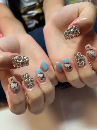 ネイル rukianail 新里のネイルデザイン