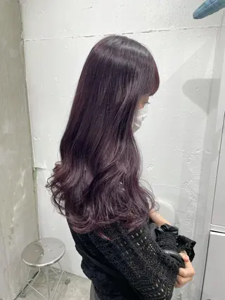 ロング カラー ヘアアレンジ SALOWIN原宿ash店所属・憧れの艶ハイトーンへ 🌙サイダサキのヘアスタイル