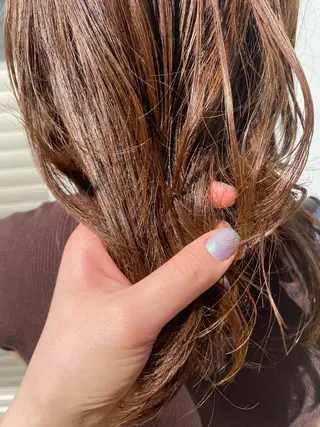 ミディアム カラー お任せヘア☘️☘️ 及川渚のヘアスタイル