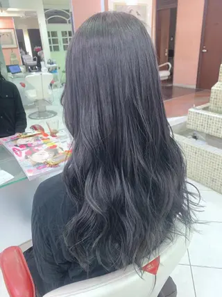 ロング カラー 今村 愛美のヘアスタイル