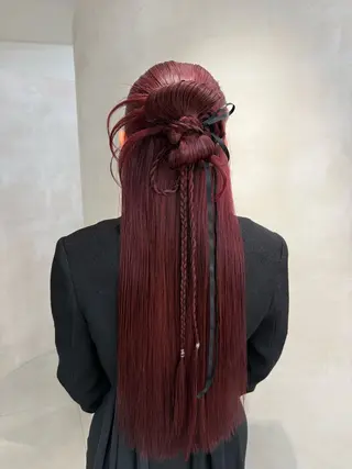 ロング ヘアアレンジ MIES amane(アマネ)のヘアスタイル