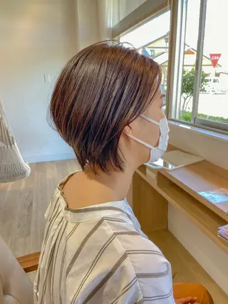ショート 岐阜茜部/髪質改善 平田ヒデカズのヘアスタイル