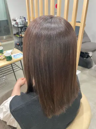ミディアム カラー 吉原 愛のヘアスタイル