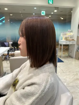 ミディアム カラー 波巻パーマ/毛流れ パーマ☘️りゅうせいのヘアスタイル