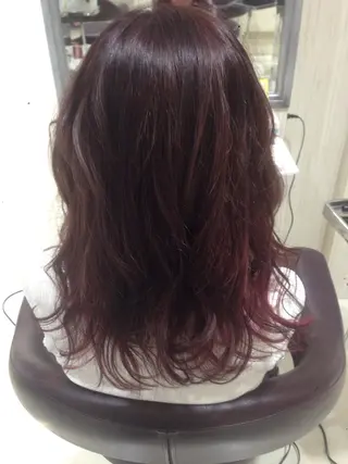 セミロング ロング カラー ✨艶髪✨透明感✨ 山内大樹のヘアスタイル