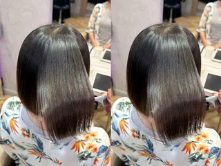 セミロング 韓国ヘア/艶髪/ 透明感カラー/つぐみのヘアスタイル