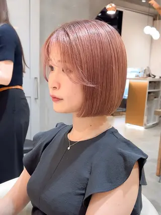 ショート 縮毛矯正/韓国ヘア /レイヤー🎀ミズキのヘアスタイル