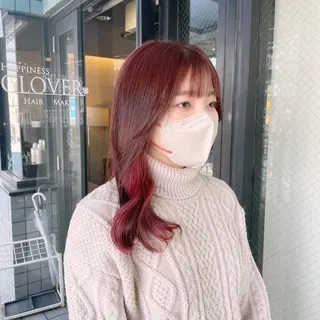 ミディアム カラー grace by happiness所属・艶髪/巻ける縮毛矯正 /髪質改善naoのヘアスタイル