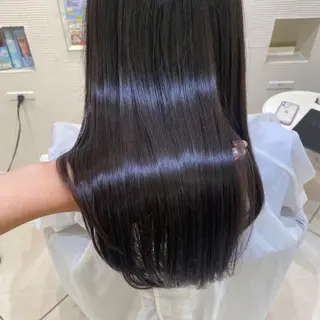 ロング カラー 韓国レイヤー🪽 耳ツボジュエリーのヘアスタイル