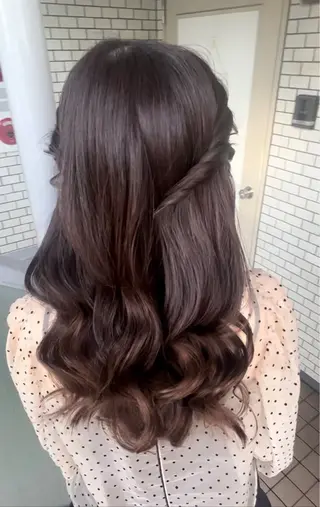 ヘアアレンジ 大人可愛いヘアメイク 💋🧚‍♀️しずかのヘアスタイル