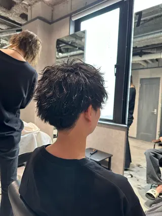 ショート ヘアアレンジ メンズ NEXT NEO所属・メンズヘア静岡 ✂︎Ryuheiのヘアスタイル