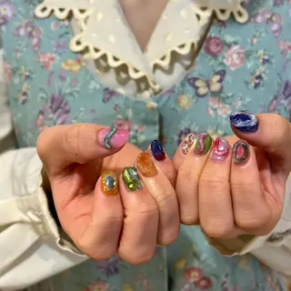 ネイル 新井 ひなののネイルデザイン