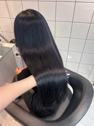 ロング カラー 大人っぽ韓国ヘア 寒色💙yuma💙のヘアスタイル