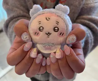 ネイル AQUA ໒꒱ ‧₊˚のネイルデザイン