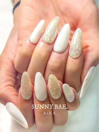ロング ネイル SUNNY BAE.所属・Made By AIKAのネイルデザイン