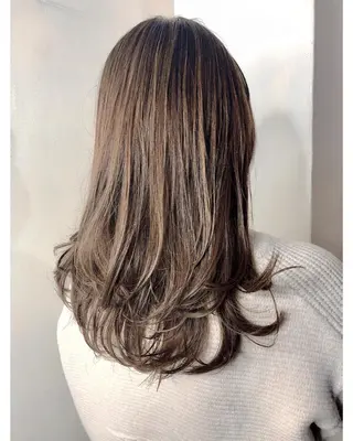 ミディアム カラー 顔まわり職人🇰🇷 韓国ヘア/KAITOのヘアスタイル