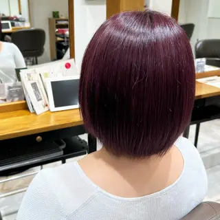 ショート カラー ブリーチ/艶カラー/ Chinatsuのヘアスタイル