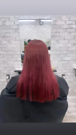 セミロング カラー パーマ ヘアアレンジ メンズ キッズ ネイル マツエク・マツパ アイブロウ 🐺ウルフ×ハイトー ン🖤Yukinoのヘアスタイル