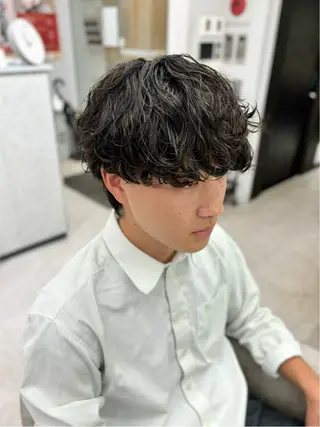 パーマ メンズ 🍐シャドウパーマ メンズ特化/守岡🍐のヘアスタイル