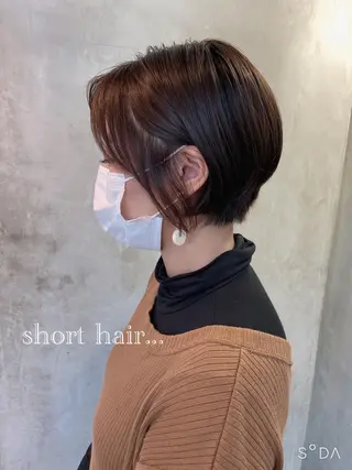 ショート カラー ヘアアレンジ stylist/蛯谷 珠里のヘアスタイル