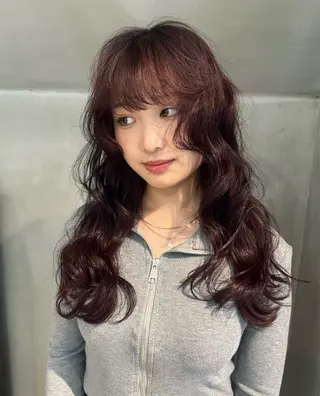 ロング カラー aina🐱 カラー/ストレートのヘアスタイル