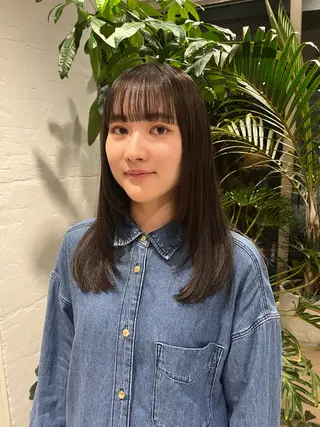 セミロング カラー 🦖ミニボブ/ボブ /MOEKA🦕のヘアスタイル