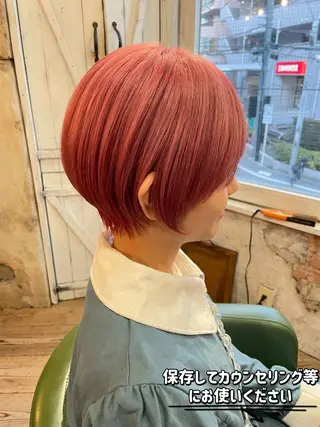 ショート カラー カライングドゥ所属・小田 聖也のヘアスタイル