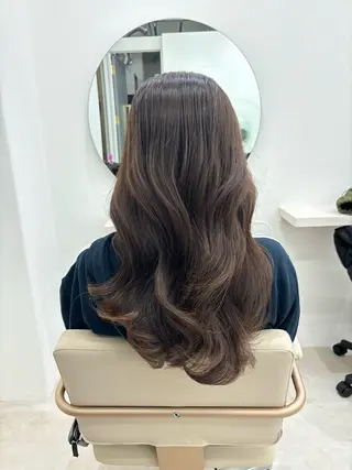 ロング カラー 巻ける縮毛矯正 Sachi🐰のヘアスタイル