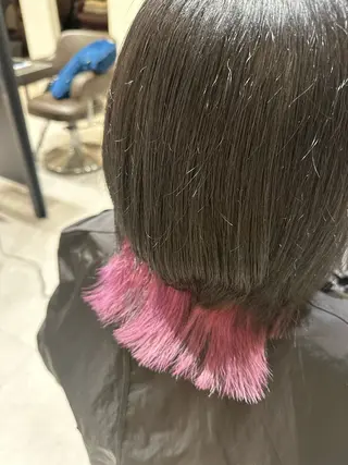カラー はらゆか🦄レディー スカット🧸のヘアスタイル