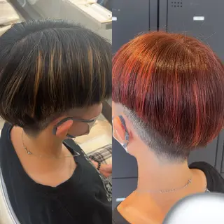 ショート カラー 🐰根本 姫音｜ 淵野辺カラー🤍🫧のヘアスタイル