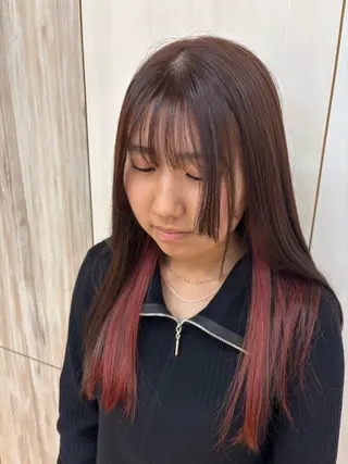 ロング ゆうこ🍀髪質改善/ ストレート/艶カラーのヘアスタイル
