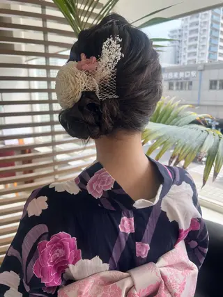 ヘアアレンジ ラシェンテ宝塚所属・HONOKA /顔周りレイヤー得意の眉毛・アイブロウイメージ