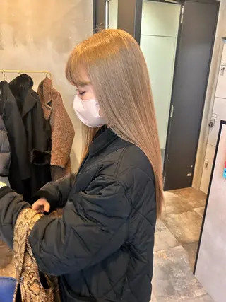 ロング カラー 韓国×髪質改善カラー 💎hinaのヘアスタイル
