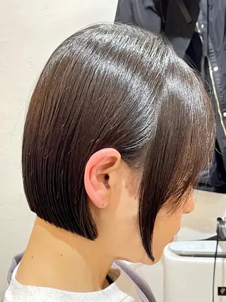 ミディアム 尾長谷 拓海のヘアスタイル