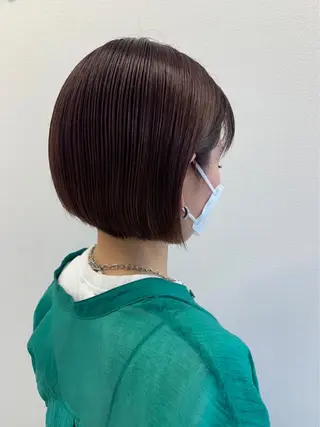 ショート ボブ/ 柴田結惟のヘアスタイル