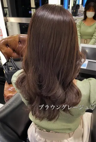 ミディアム 韓国レイヤー/ 髪質改善🤍芹奈のヘアスタイル